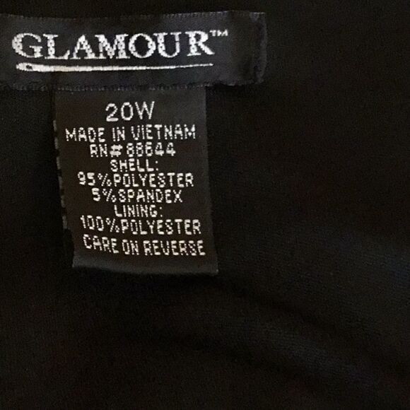 Multicolored v neck sleeveless dress in size 20 - Picture 7 of 8